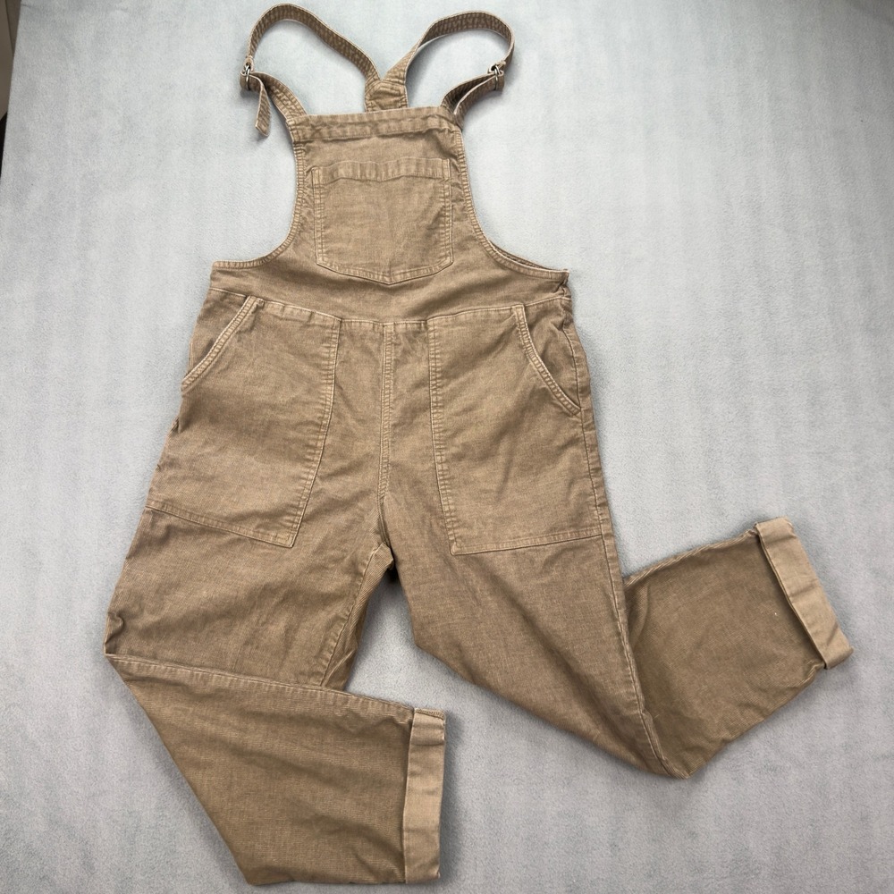 Aerie Corduroy Overalls Brown Tan Size XS Adjustable Straps Casual 3539823377
